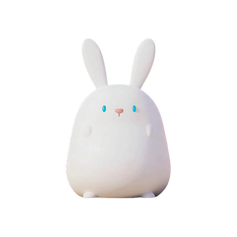 Rabbit Lamp, Cute Wholesale Rabbit Pat Silicone Animal Charging Night Light