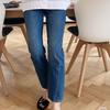 Nordic Niche TOT Original Classic Mid-High Waist Straight-Leg Twisted Seam Washed Jeans