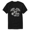 National Heritage Live Hard Ride Hard Eagle Motorcycle T-Shirt 100% Cotton O-Neck Short Sleeve Summer Casual Mens T-shirt - M...