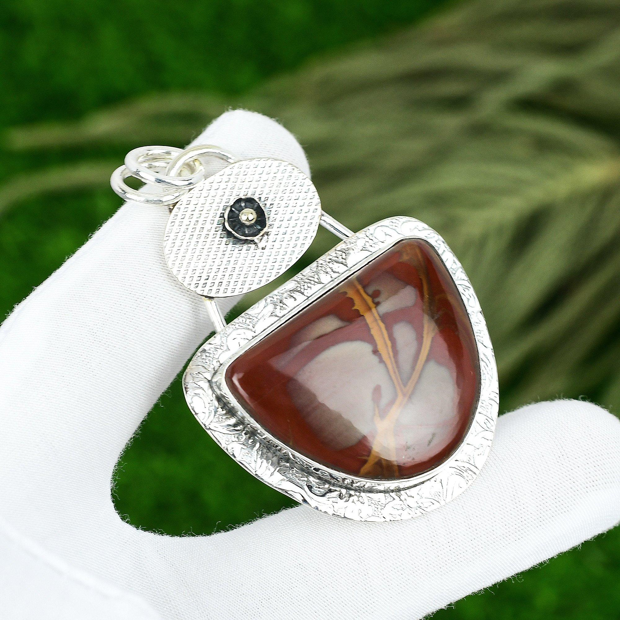 

Easter Deal 925 Silver Natural Noreena Jasper Handcrafted Bezel Handmade Pendant