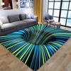 3D Optical Illusion Vortex Carpet - Bedroom & Living Room Floor Mat