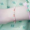 BONBEAU Silver star charm nouveau color beads Bracelet