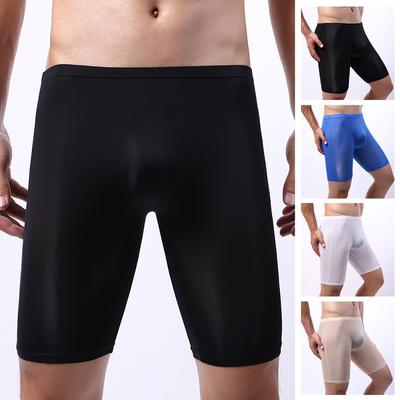 Men Sexy Boxer-briefs Shorts Sport Seamless Soft Bulge-Pouch Underpants Knickers