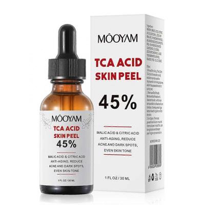 Ansigtsskrælning Serum med 45% Citronsyre, Kemisk Eksfoliant til Ansigt Eksfolierende, Peeling Løsning, til Akne Mørke Pletter Rynker