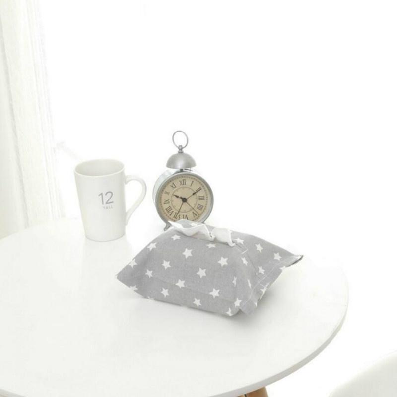 2PCS Cartoon cloth Table Decoration Home Car Storage Tissue Case Box Container Towel Napkin Papers B
