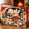 Christmas Advent Calendar Squeeze 2026, 24 Days Mini Dumpling Stocking Stuffer for Adults Figures Countdown Calendar, Stress Relief Sensory Toys Kids