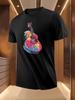 Graphic - Lightweight Summer Tee with Guitar Print T-shirt