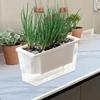 Self Watering Pots Planter Sturdy Indoor Outdoor Plant Multifunctional Rectangular Fruits Nursery Planting Pot Flower Pot