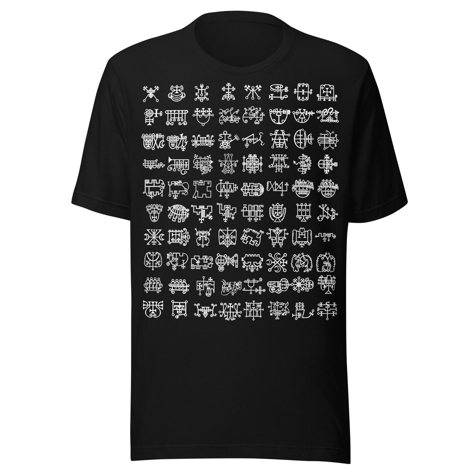 Occult 72 Sigils Of Goetia Demonic Occult Witchcraft Demons t-shirt M