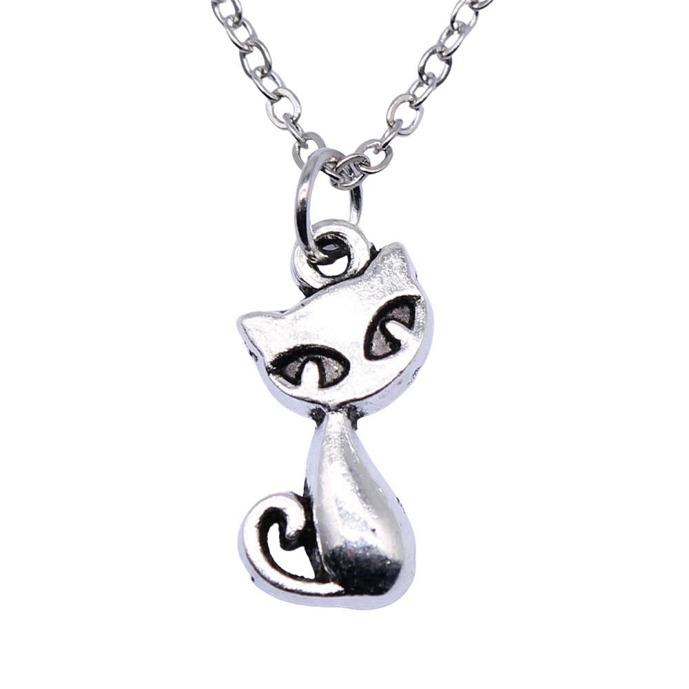 Horse Pendant Necklace Equestrian Animal Charm Jewelry 40cm Short Chain