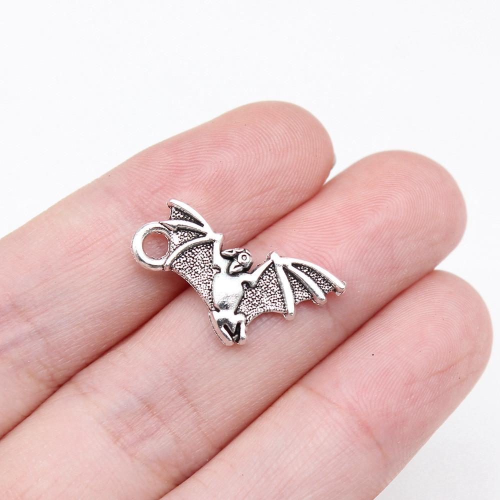 Charms Spider Halloween Bat Pendants Kids' Jewelry Materials QC119