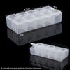 Transparent DIY Jewelry Storage Box - Detachable and Stackable Organizers for Tools and Earrings