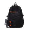 Men Travel Backpack Women Color Block Backpack Junior High School Student Schoolbag