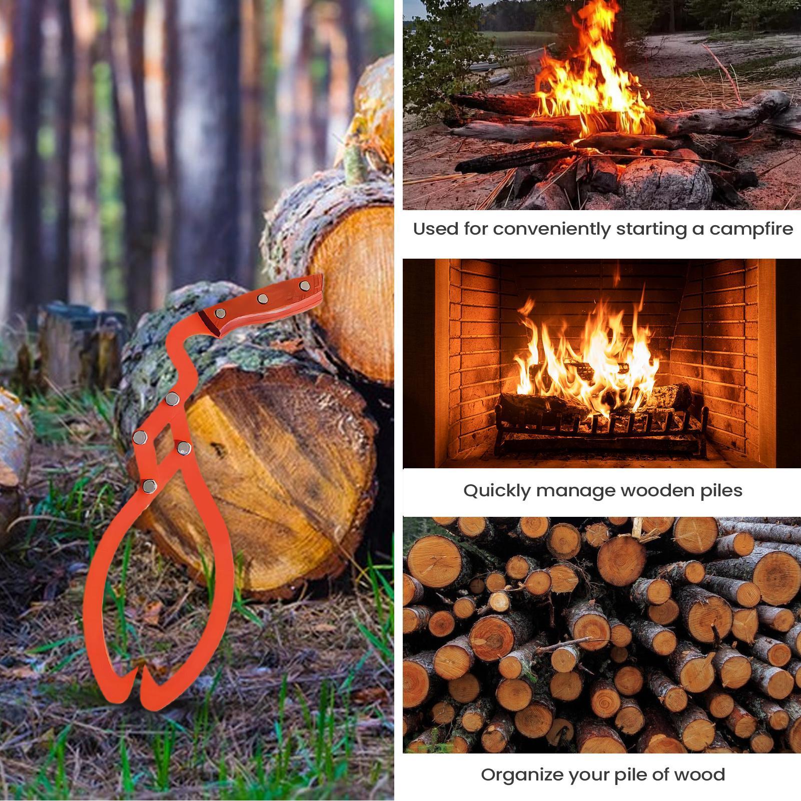 

Logging Tongs Ergonomic Long Lasting Tool Helper 20 Inch 2 Jaw Log Grapple For Forestry Branches Woods Outdoor Trucks ATVs China Mainland