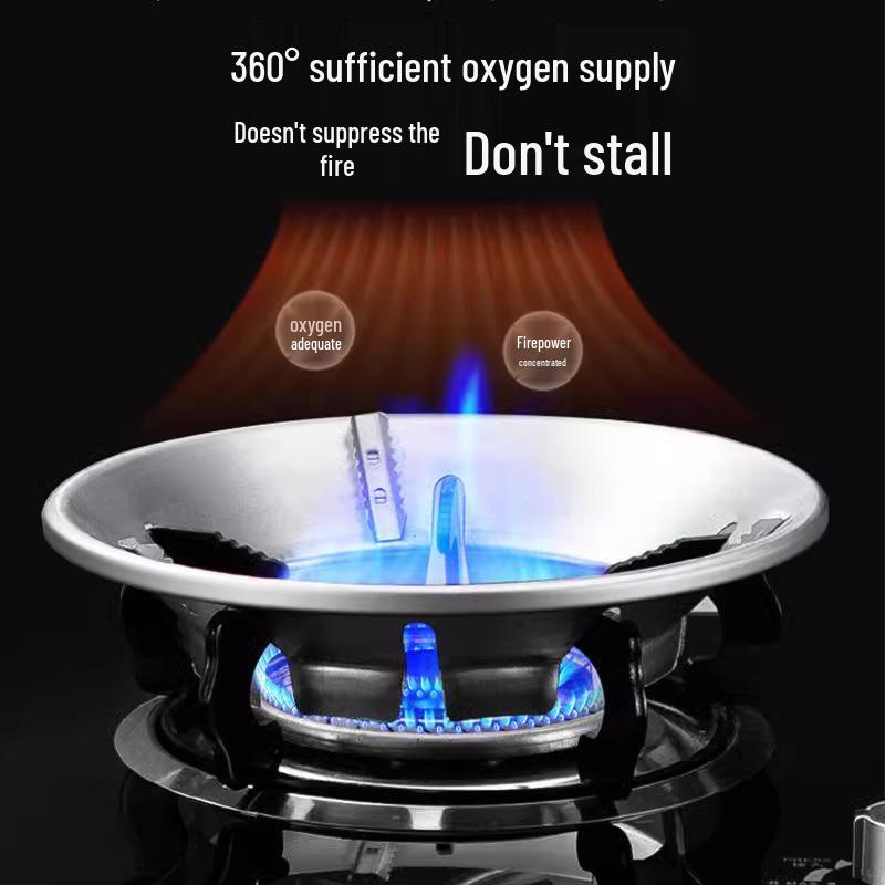 Universal Energy-Saving Windproof Gas Stove Cover with Flame Concentrator