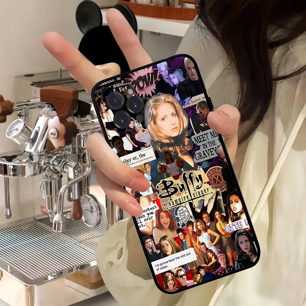 

B-Buffy The Vampire Slayer For IPhone 17 16 15 14 13 12 Mini 11 Pro Max Plus Soft Silicone Phone Cover iPhone 17pro max