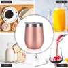 Livole Stainless Steel Vacuum with and 350ml Set of Perfect for Perfect for and Black Rose Gold Tumblers, Insulated, Double-Walled, Lids, Spill-Proof,
