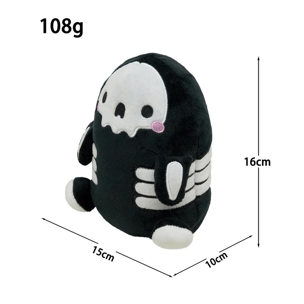 In Stock: KREEPY KUTIES Bony Bunny Skull Plush Toy Ornament