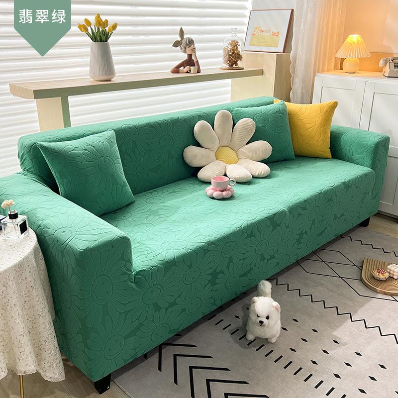 Nordic Anti-Scratching Sofa Cover Jacquard All Wrapped Cover Lazy Full Covered Sofa Slipcover Four Seasons Universal Sofa Cover Stretch