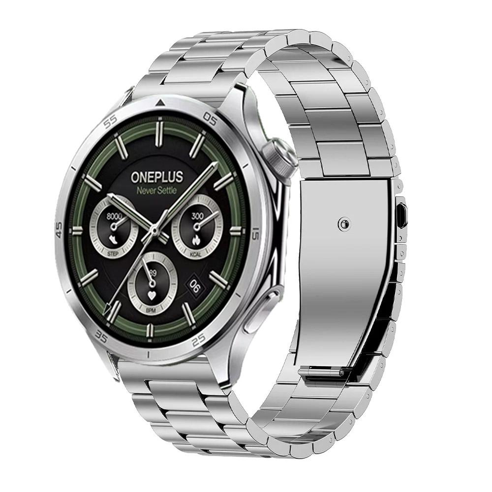 Correa Metálica de 22 mm 18 mm 20 mm para Oneplus Watch Lite/2 2R/3 46 mm 43 mm Pulsera Reemplazable para OPPO Watch S/X2 mini/4 Pro Pulsera