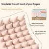 Silicone Scalp Massage Brush Shampoo Brush Body Scrubber Head Massage Brush Wet and Dry Shampoo Brush Bath Brush