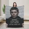 Movie Supernatural Evil Power Printed Soft Blankets Travel Plush Throw Blanket Print Home Decor Flannel Bedspread Sofa Bed Cover