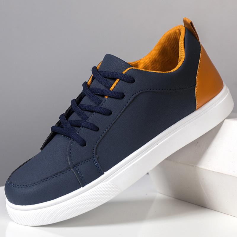 

Spring new men s shoes trendy versatile casual shoes outdoor running shoes men s sports and leisure board shoes boys trendy shoes 46 синій
