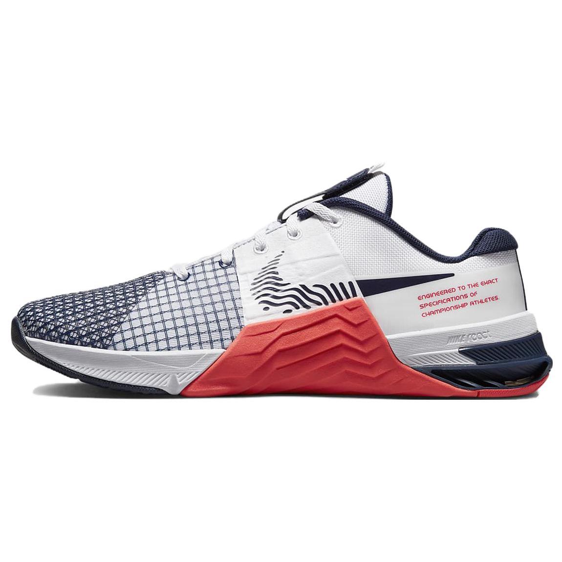 

new Nike Metcon 8 White Crimson Obsidian 38.5