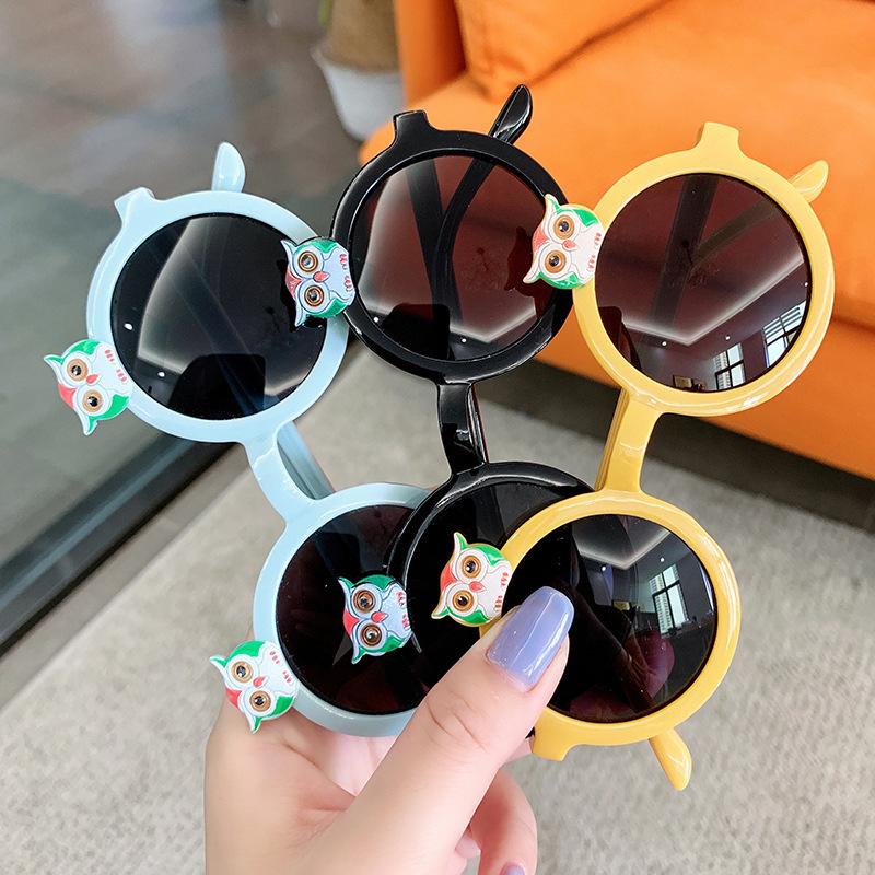 Lenses Baby Glasses Box Children'S Sunglasses Boys And Girls Sunscreen Sunglasses Children Full Frame