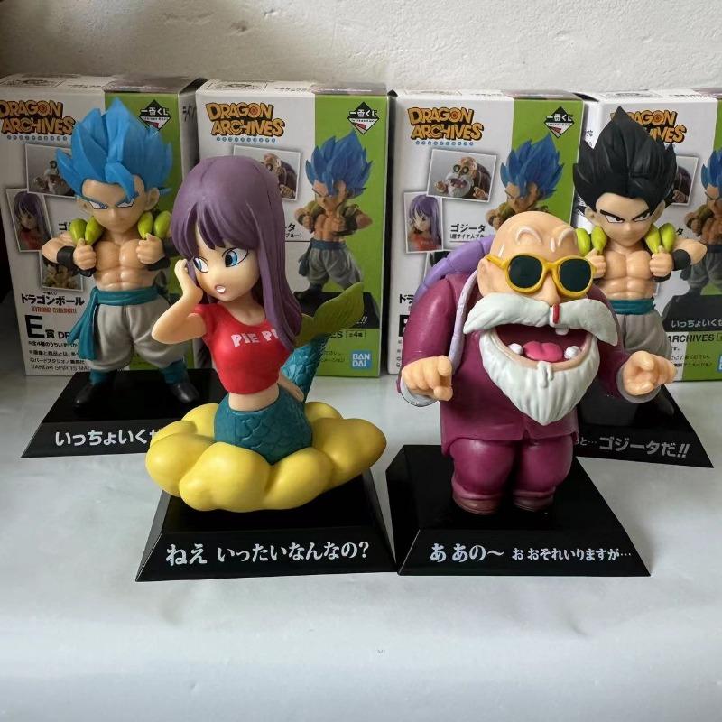 Original EX GASHAPON Master Roshi Gogeta Anime Figure Model Ornaments Box Toys