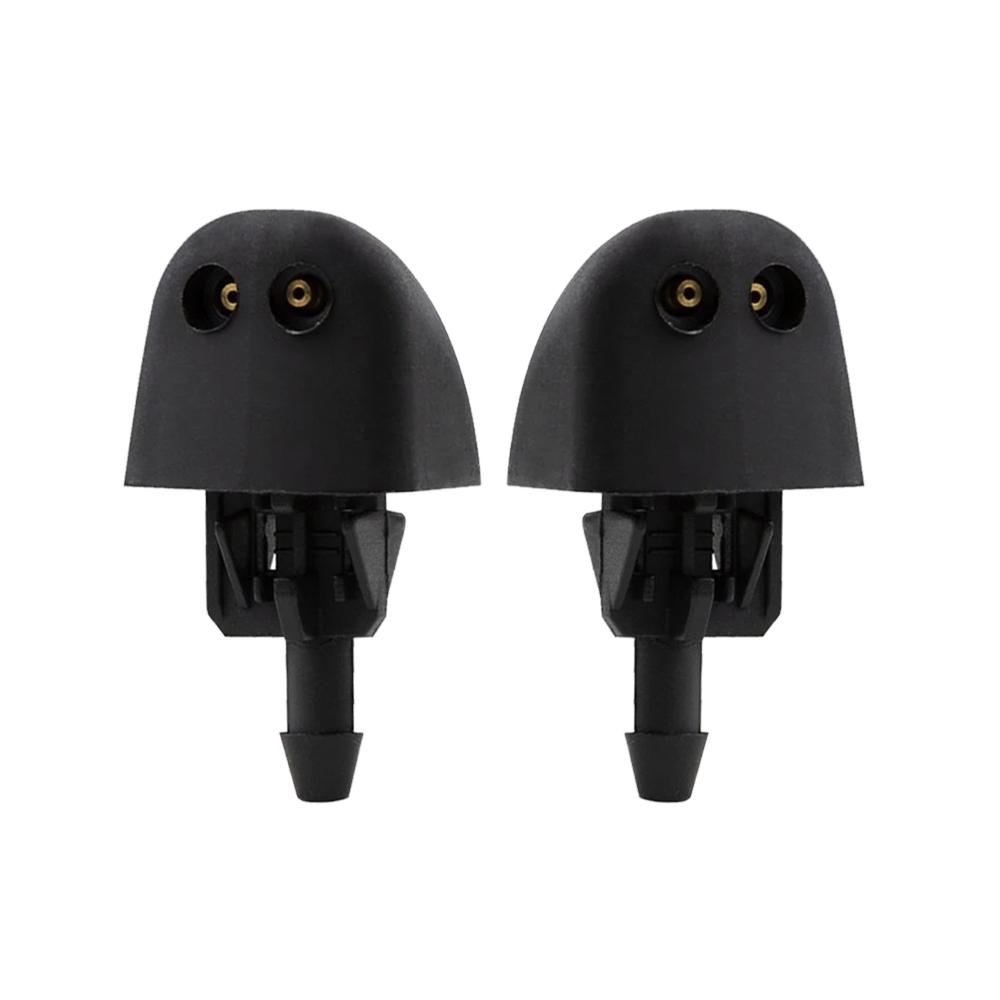 2x Front Windscreen Washer Jets Water Nozzles Spray 93160047 7700823915 For Renault Trafic II X83 Opel Vauxhall Vivaro Primastar