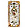 Vintage Window Privacy Film Geometric Stained Glass Flower Decorative Frosted Static Cling Reusable UV Sun Blocking Glass Sticker
