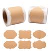Kraft Paper Stickers Blank Labels Handmade Stationery Gift Tags Decoration Paper Spice Jar Label DIY Envelope Sealing Sticker
