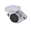 WEIPU WS20 TQ+ZG Multi Core 2 3 4 5 6 7 8 9 12 15Pin M20 Waterproof Connector Electrical Soldering Male Plug Female Socket