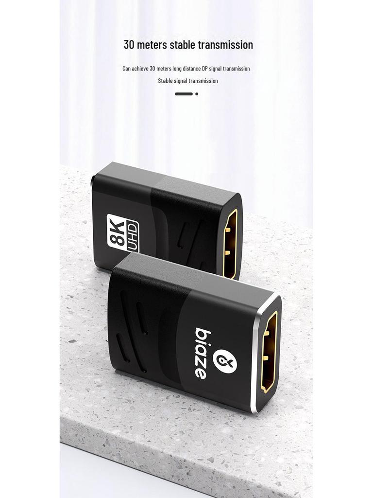 Biyazi HDMI Buchse-zu-Buchse Verlängerungskabel-Adapter für Computer-zu-TV-Verbindung