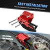 NICECNC ATV Rear Swingarm Chain Guide Compatible with Honda TRX450R Kick Start 2006-2009,TRX450ER Electric Start 2006-2009,2011-2014 Red Rear Chain