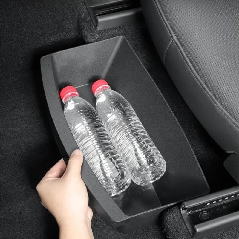 For Tesla New Model Y 2025 Juniper Launch Under Seat Storage Box Case Car Seat Organizer Vehicle Underseat Drawer Tray Accessory