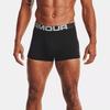 Under Armour Fitted Boxerjock 3-Inch Underwear, 3-Pack Men Underwear Black 1363616-001