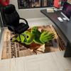 Grinch Printed Carpet, Rug for Office Chair Living Room Bedroom Kitchen Room Decor Gifts.