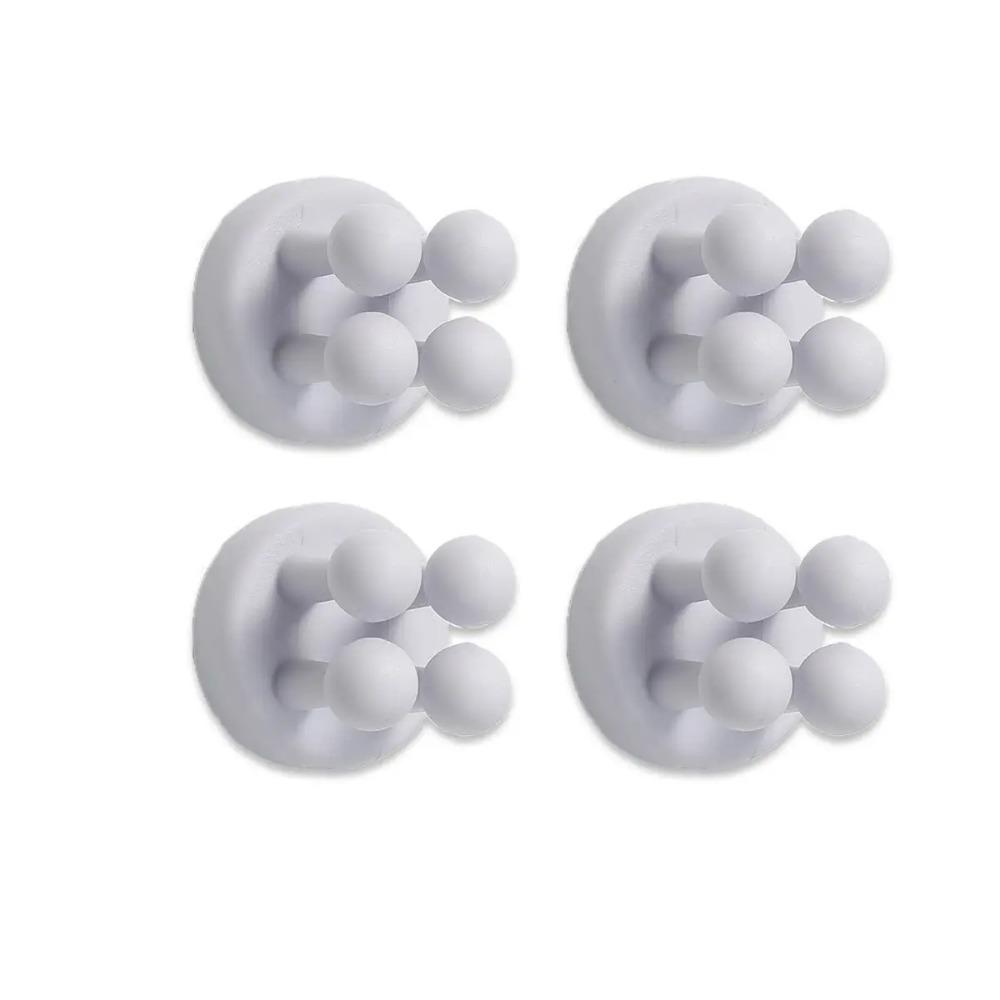 Self Adhesive Silicone Hook Bathroom Razor Holder Storage Hook Wall Shaving Shaver Shelf Toothbrush Holders Organization