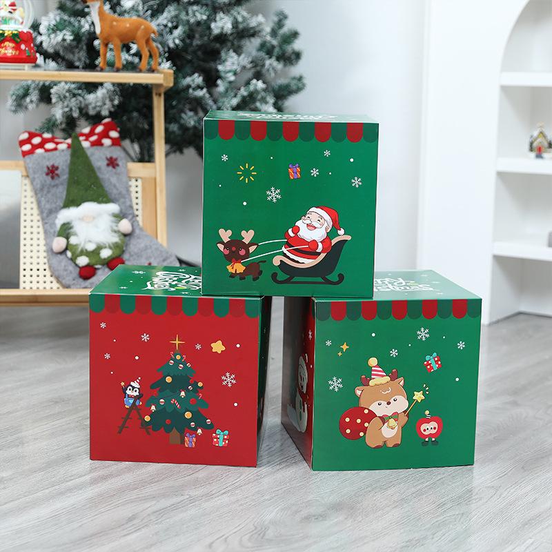 Sada dárkových krabic Vánoční stromek: Stojan na ozdoby a slavnostní balení