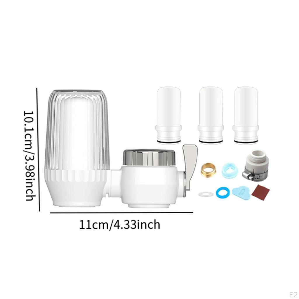 Faucet Water Purifier Ceramic Efficient Easy to Clean for Household Bathroom Kitchen