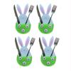 Easter Knife Fork Holder Pocket Carrot Rabbit Eggs Bunny Cutlery Bag for Easter Party Table Decor Tableware Cover Ornaments 2025