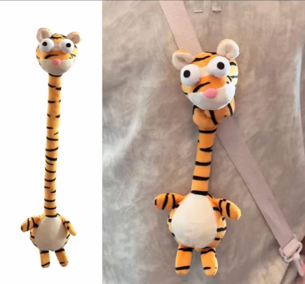 40cm Long Neck Evil Dachshund Dragon Mouse Plush Toy Funny Weird Stuffed Plush Animal Doll Cute Creative Decoration Gifts