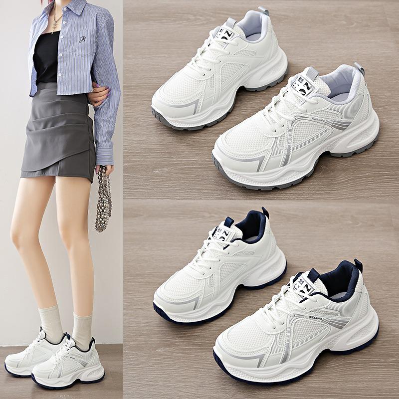 Dad shoes women's spring and autumn new popular sports shoes trendy versatile lightweight platform shoes