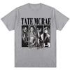 Tate McRae Signature Print T Shirt Streetwear Tate McRae 2026 Fashion Tshirts Cotton  Women T Shirts Oversized Women Tshirt