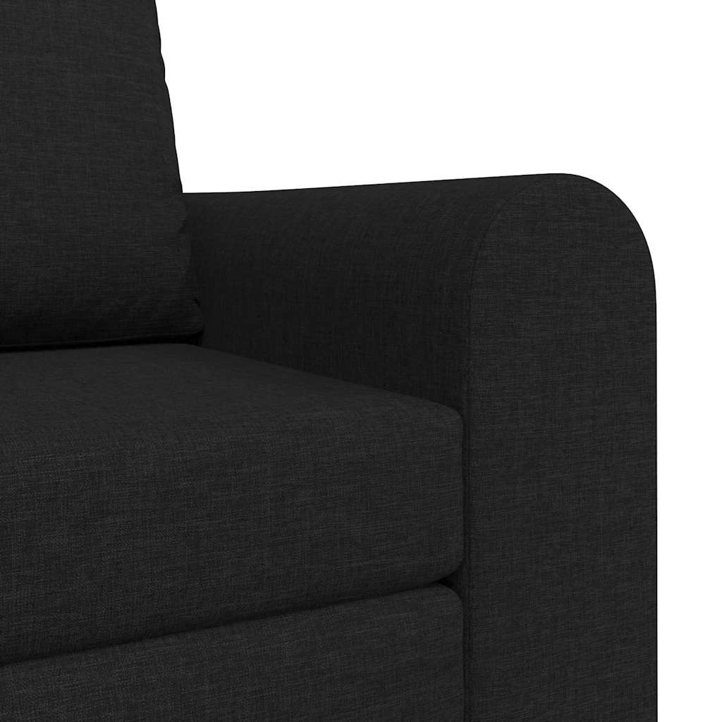 Black Sleeper Sofa 98 x 71 x 83 cm Fabric