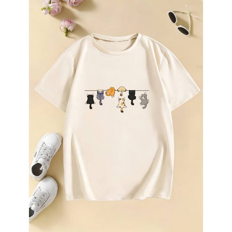 25 Summer Pokémon Anime Pikachu Brand 100%Pure Cotton Printed T-shirt Children's Harajuku Casual Versatile Short-sleeved Y2k Loose