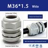 Nylon Waterproof Cable Connector Gland, M/PG Type, Flame Retardant, Sealed Threaded