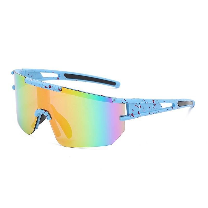 Futuristische Sport-Sonnenbrille aus einem Stück, UV400-Schutz & Augenschutz für Radfahren im Freien 1826